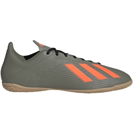 Adidas X 19.4 I gröna fotbollsskor EF8373 grå