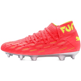 Puma Future 5.1 Netfit Osg Fg Ag Junior 105946 01 fotbollsskor för barn gul röd