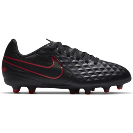 Nike Tiempo Legend 8 Club FG / MG Junior AT5881 060 fotbollsskor svart svart