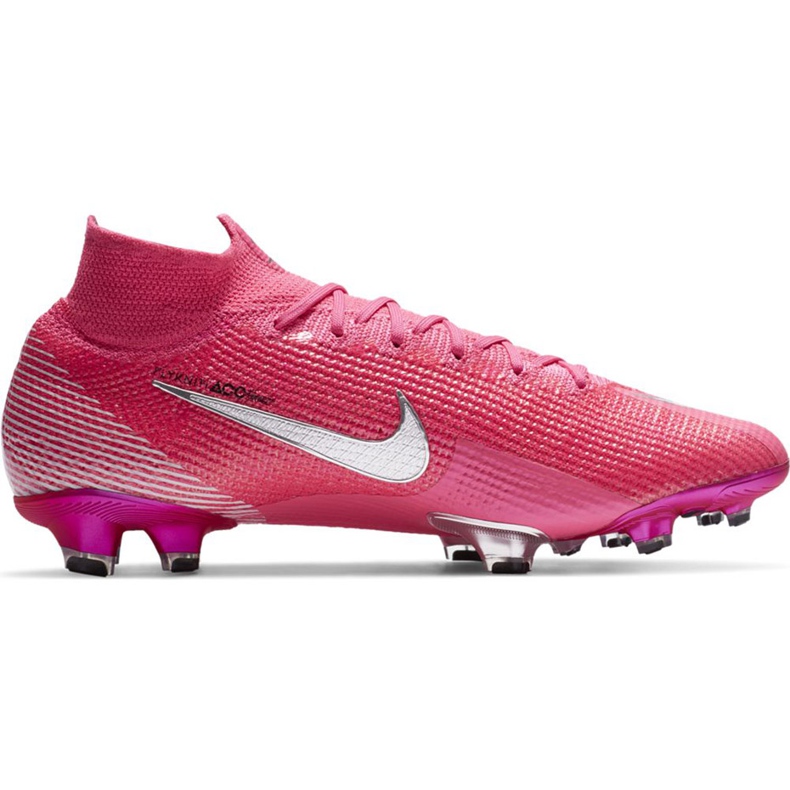 Nike Mercurial Superfly 7 Elite Km Fg DB5604 611 fotbollsskor rosa rosa