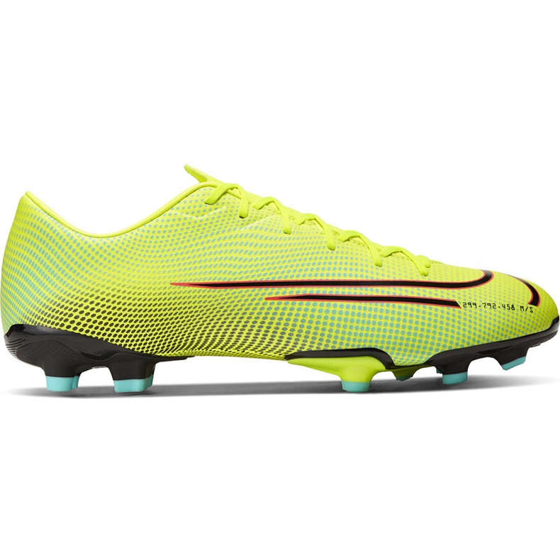 Nike Mercurial Vapor 13 Academy Mds FG / MG Junior CJ0980 703 fotbollsskor gul gul