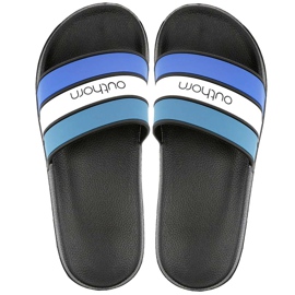 Herr Outhorn blå tofflor HOL20 KLM601 33S vit