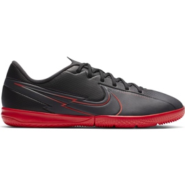 Nike Mercurial Vapor 13 Academy Ic Junior AT8137 060 fotbollsskor svart röd svart