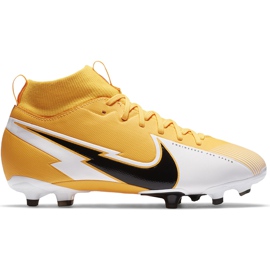 Nike Mercurial Superfly 7 Academy FG / MG Junior AT8120 801 fotbollsskor orange