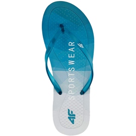 Dam tofflor 4F turkos H4L20 KLD003 35S blå