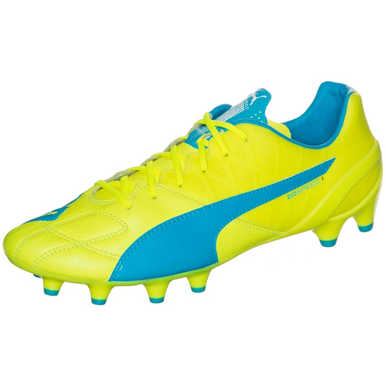 Fotbollsskor Puma Evo Speed ​​1.4 Lth Fg gulblå 103615 03