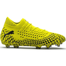 Fotbollsskor Puma Future 4.1 Netfit Fg Ag gul-svart 105579 03