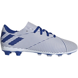 Adidas Nemeziz 19.4 FxG Junior EF1740 fotbollsskor mångfärgad vit