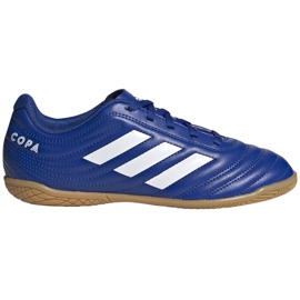 Adidas Copa 20.4 In Junior EH0926 fotbollsskor blå blå