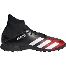 Adidas Predator 20.3 Tf Jr EF1950 fotbollsskor mångfärgad svart