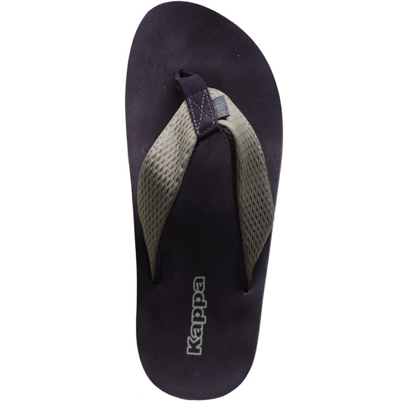 Kappa Pahala svart och gröna tofflor för män 242669 3111