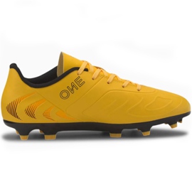 Puma One 20.4 Fg Ag Junior 105840 01 fotbollsskor gul