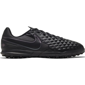 Nike Tiempo Legend 8 Club Tf Junior AT5883 010 fotbollsskor svart svart