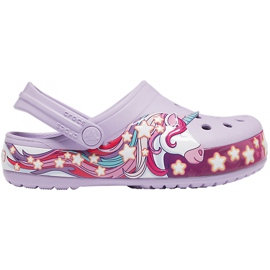 Crocs för barn FunLab Unicorn Band Cg K lila 206270 530 purpur