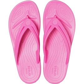 Crocs tofflor för kvinnor Crocband Flip W pink 206100 6QQ rosa