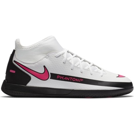 Nike Phantom Gt Club Df Ic Junior CW6728 160 fotbollsskor vit vit