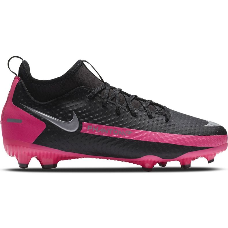 Nike Phantom Gt Academy Df FG / MG Junior CW6694 006 fotbollsskor svart svart