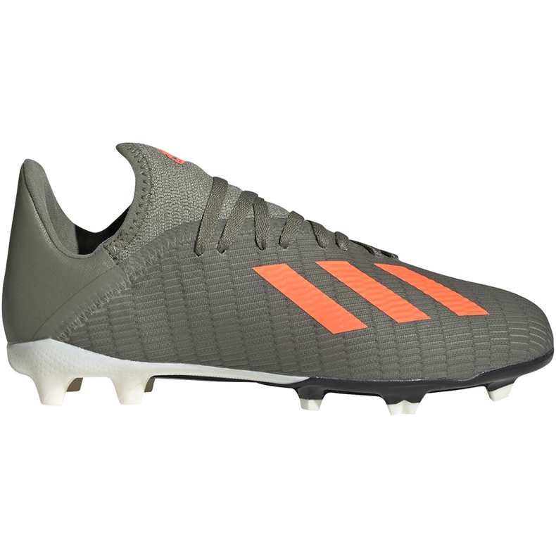 Gröna adidas X 19.3 Fg Junior fotbollsskor EF8374 grå