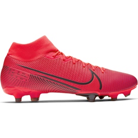 Nike Mercurial Superfly 7 Academy FG / MG AT7946 606 fotbollsskor röd marinblå