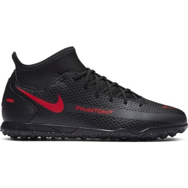 Nike Jr Phantom Gt Club Df Tf CW6729 060 fotbollsskor svart svart
