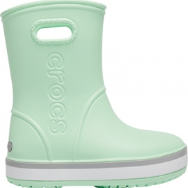 Crocs regnstövlar för barn Crocband Rain Boot Barn grön 205827 3TO