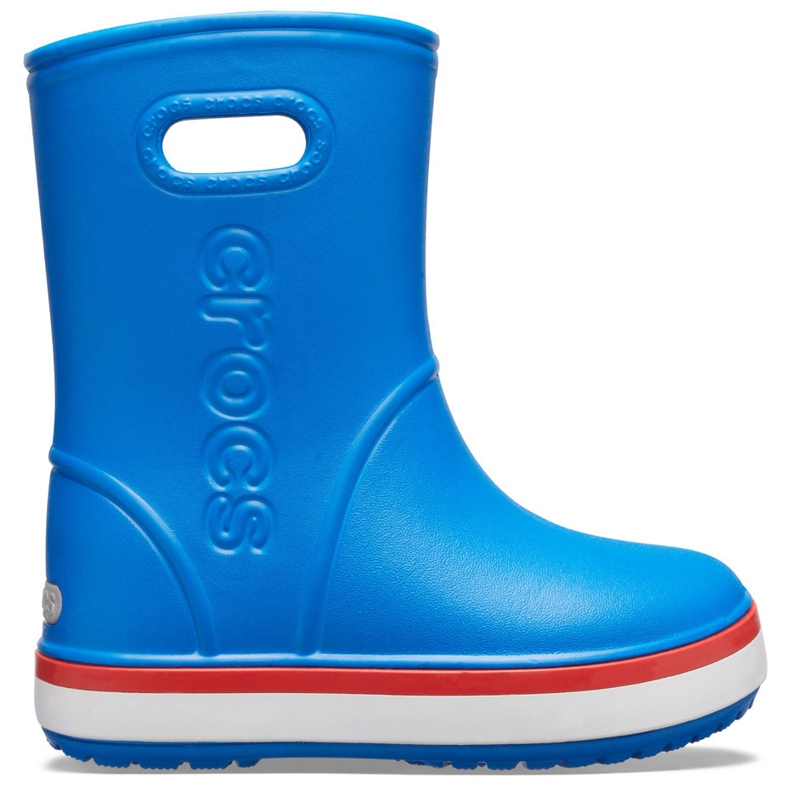 Crocs regnstövlar för barn Crocband Rain Boot Kids blå 205827 4KD