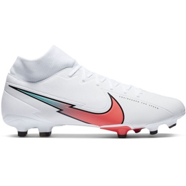 Nike Mercurial Superfly 7 Academy FG / MG M AT7946 163 fotbollssko vit