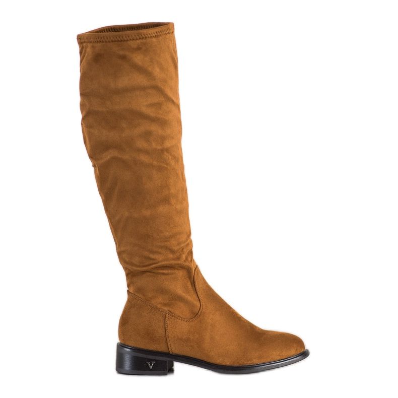 VINCEZA mocka stövlar brun