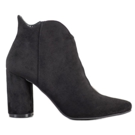 Filippo Snygga Suede Booties svart