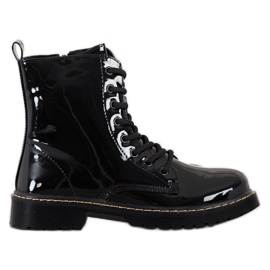 Small Swan Lackerade arbetare svart