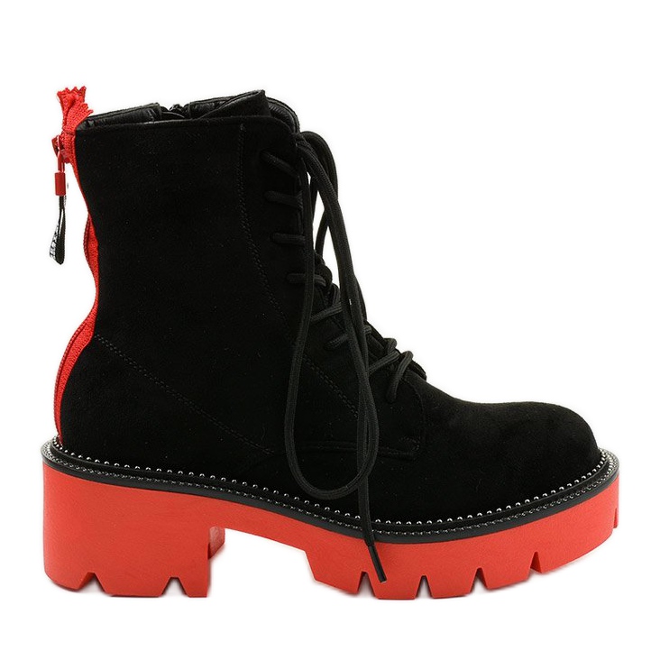 Svarta mocka Centrifugal snörskor orange