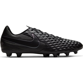 Nike Tiempo Legend 8 Club FG / MG AT6107 010 fotbollsskor svart svart