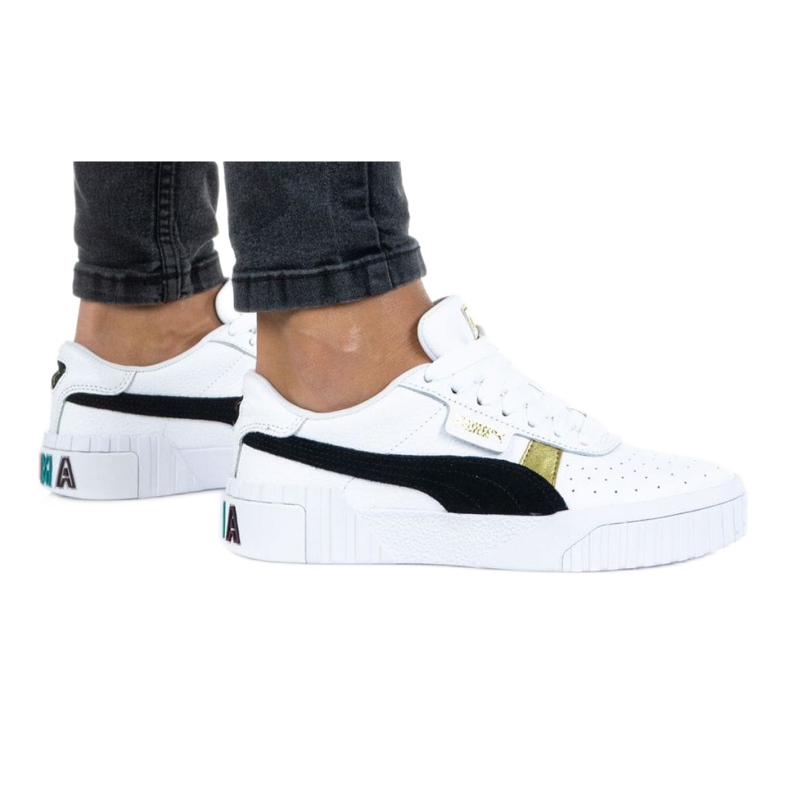 Puma Cali Varsity Wn'S W 374109 01 vit svart