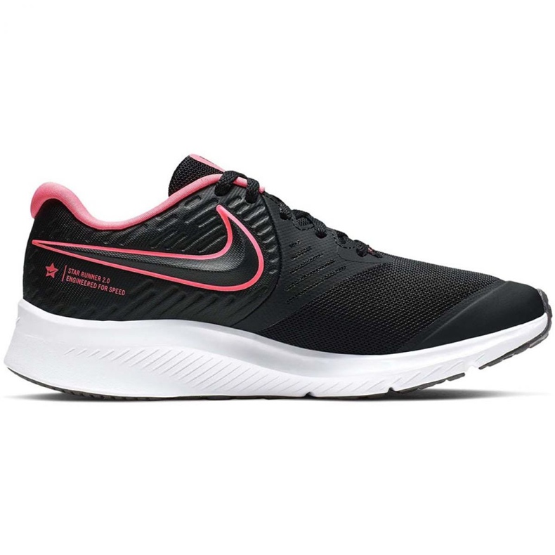 Nike Star Runner 2 Jr AQ3542 002 skor svart rosa