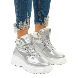 Heiden silverisolerade sneakers