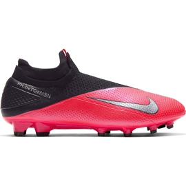 Nike Phantom Vsn 2 Elite Df Fg CD4161 606 fotbollsskor mångfärgad röd