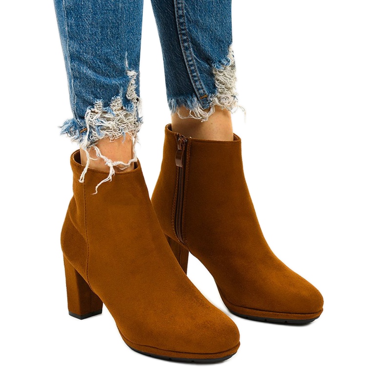 Kamelstövlar på stolpen, Xentora mocka brun