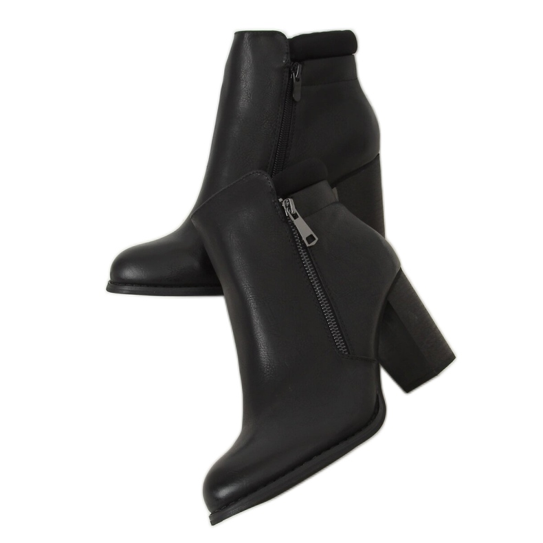 Svart 4599 Svarta höga klackar