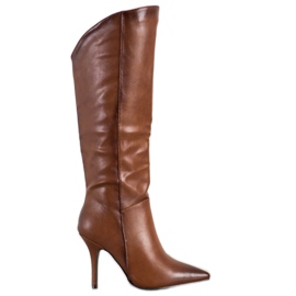 Seastar Högklackade stövlar brun