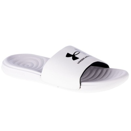 Under Armour Ansa Fixed Slides 3023761-103 vit