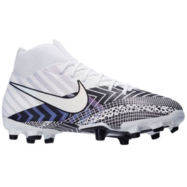 Nike Mercurial Superfly 7 Academy Mds FG / MG Jr BQ5409-110 fotbollsskor mångfärgad vit