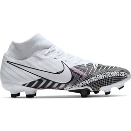 Nike Mercurial Superfly 7 Academy Mds FG / MG M BQ5427-110 fotbollssko vit flerfärgad