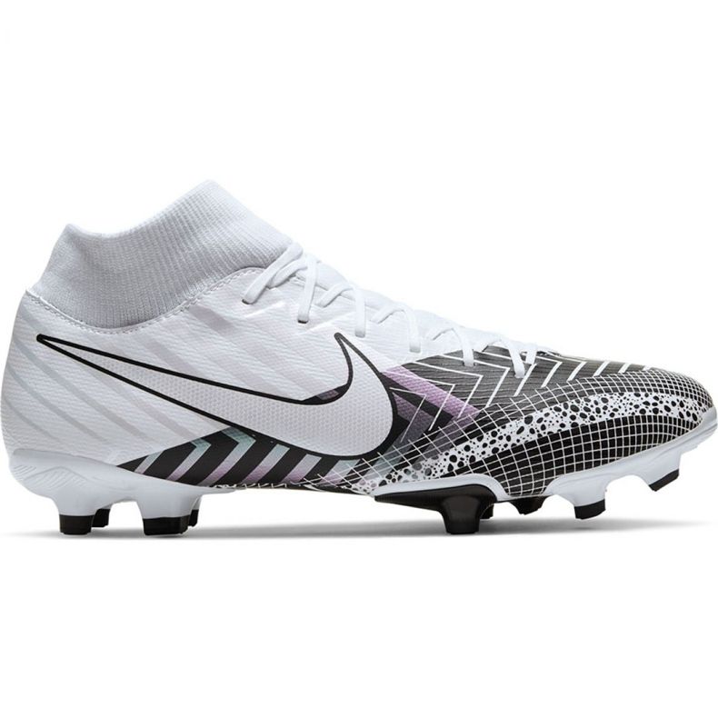 Nike Mercurial Superfly 7 Academy Mds FG / MG M BQ5427-110 fotbollsskor mångfärgad vit
