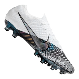 Nike Vapor 13 Elite Mds AG-Pro M CJ1294-110 fotbollsskor marinblå, vit, grå / silver vit