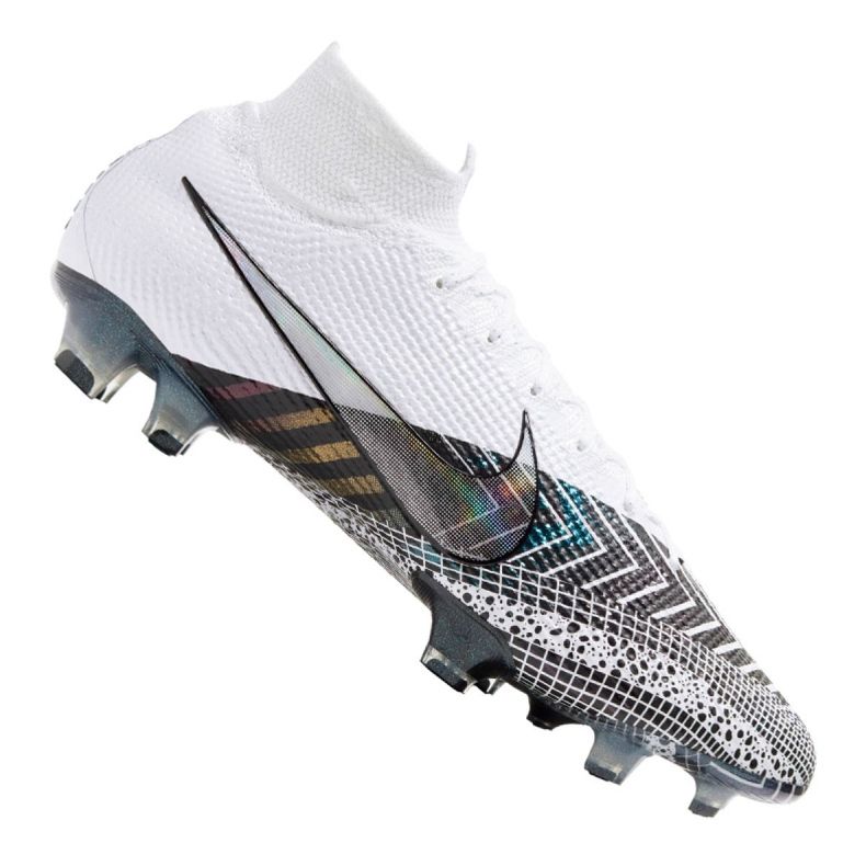 Nike Superfly 7 Elite Mds Fg M BQ5469-110 fotbollsskor marinblå, vit, grå / silver vit