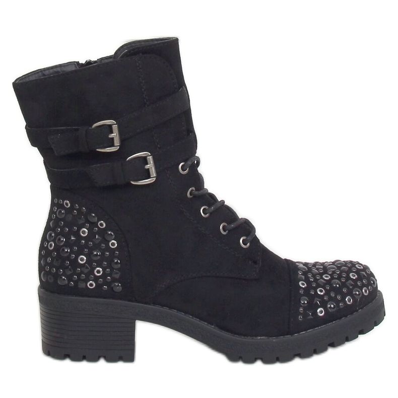 Black Workery stövlar 88063 Svart