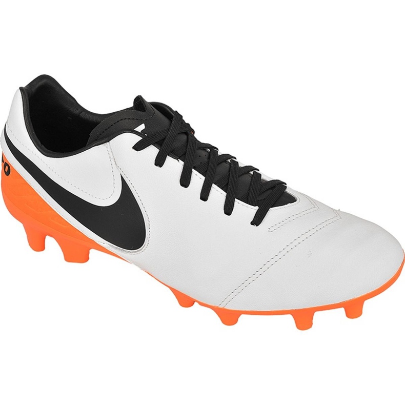 Nike Tiempo Mystic V Fg M 819236-108 fotbollsskor orange, vit, orange vit