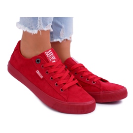 Dam Sneakers Big Star Mocka Röd EE274044