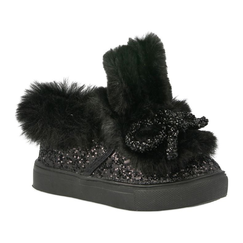 FRROCK Barnens svarta Mumi Warm Sneakers