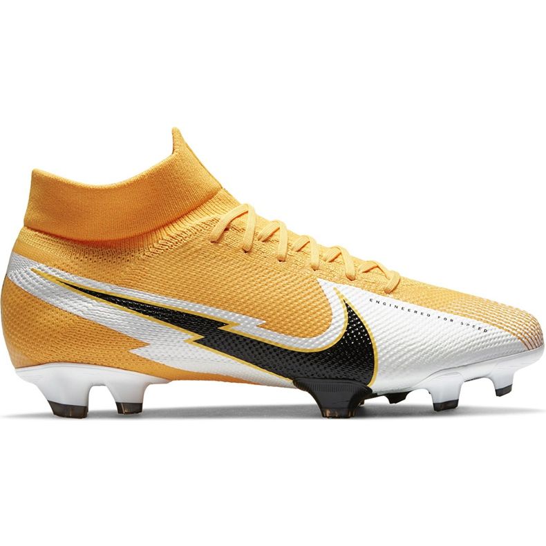 Nike Mercurial Superfly 7 Pro Fg AT5382 801 fotbollsskor orange gyllene